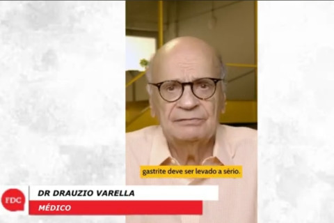 Dr. Drauzio Varella alerta para riscos da automedicação no tratamento da gastrite