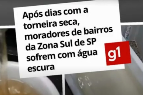Deputado pede CPI da Sabesp para investigar qualidade da água fornecida